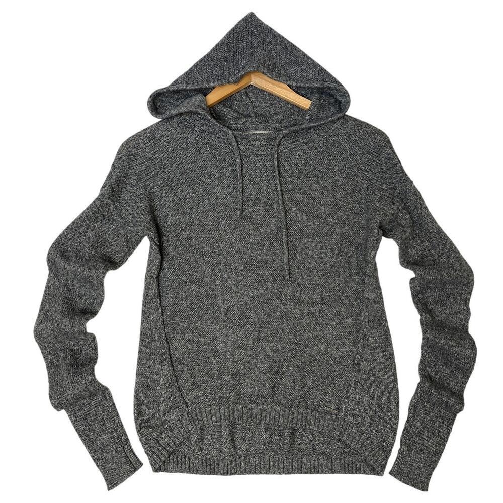 Abercrombie & Fitch Grey Hoodie Sweater sz XS Bella Swan y2k Bratz Gilmore Girls